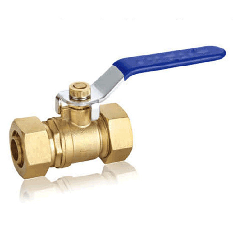 直销双向直通式铜球阀 Q11F-16T DN32 一片式黄铜球阀 三通铜球阀