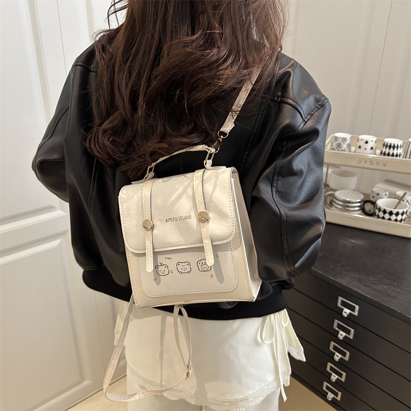 Stylish Casual Women's Backpack Simple Niche Design Autumn Trend_voghion.com