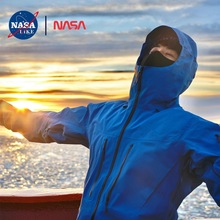 NASALike群青蓝台州鸟家冲锋衣全溢胶男女外套蓝色防水登山服sv7