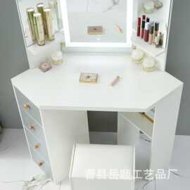 现代简约梳妆台卧室小型新款化妆台化妆镜一体高级感床头化妆桌子