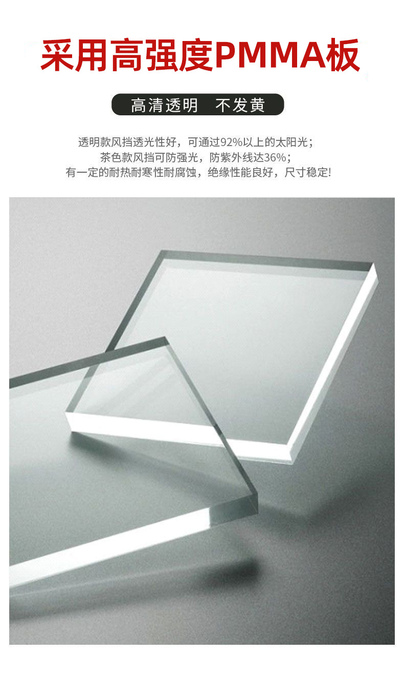 Honda Adv350 Special Front Windshield Modified and Heightened Motorcycle Transparent Windshield Original Factory Direct Accessories