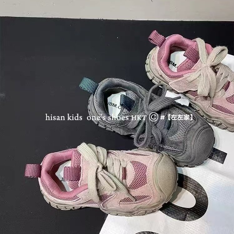 2025 春の新子供用スポーツシューズ男の子と女の子のための屋外ハイキングとリバートレースシューズ年長児のための韓国カジュアルランニングシューズ|undefined