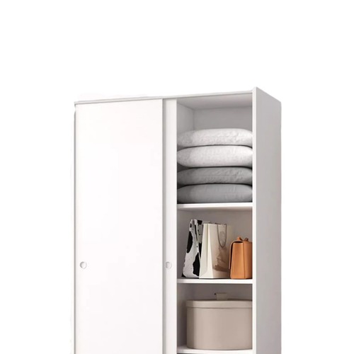 出租房屋用简易组装小户型1米实木衣柜子衣橱推拉门衣柜家用卧室