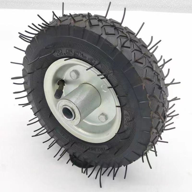 青岛厂家直销2.50-4橡胶充气轮工具车轮小型机械轮