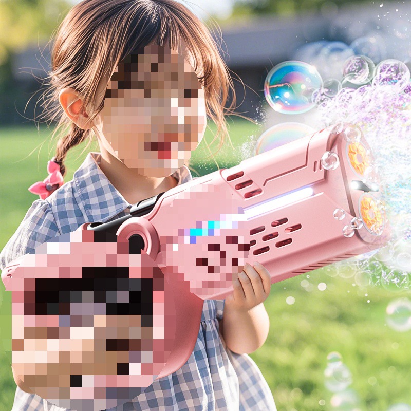 2025新款泡泡机儿童手持电动脉冲全自动充电款男女孩玩具吹泡批发