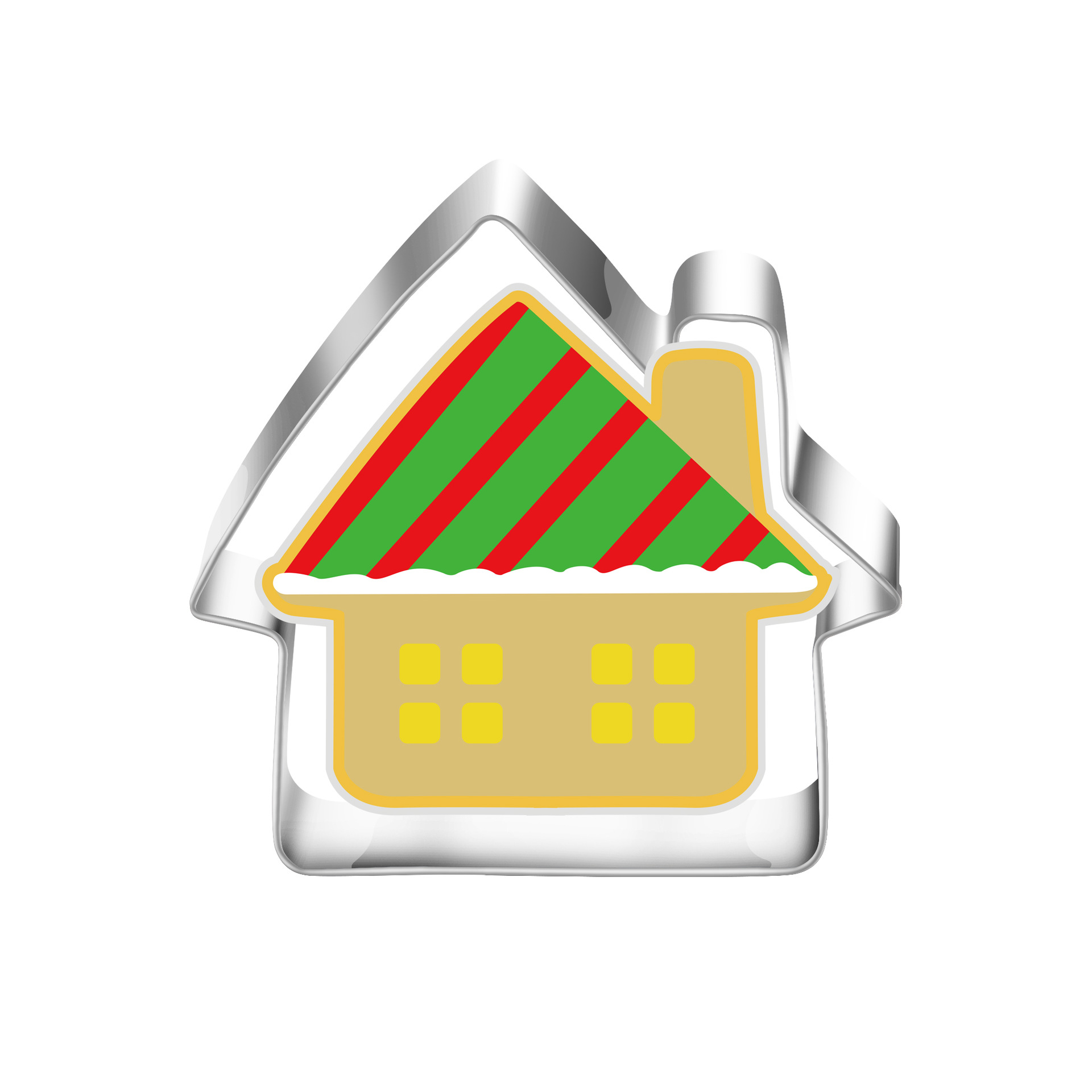 Acero inoxidable molde de galletas de Navidad árbol de Navidad Santa Claus copo de nieve alce Amazon Fuente de la fábrica de comercio exterior