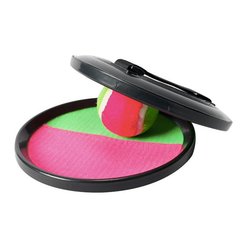 Raqueta de blanco pegajoso para niños al aire libre jardín de infantes bola de lanzamiento de bolas chuck bola pegajosa succión bola pegajosa mano agarrar bola raqueta de blanco pegajosa