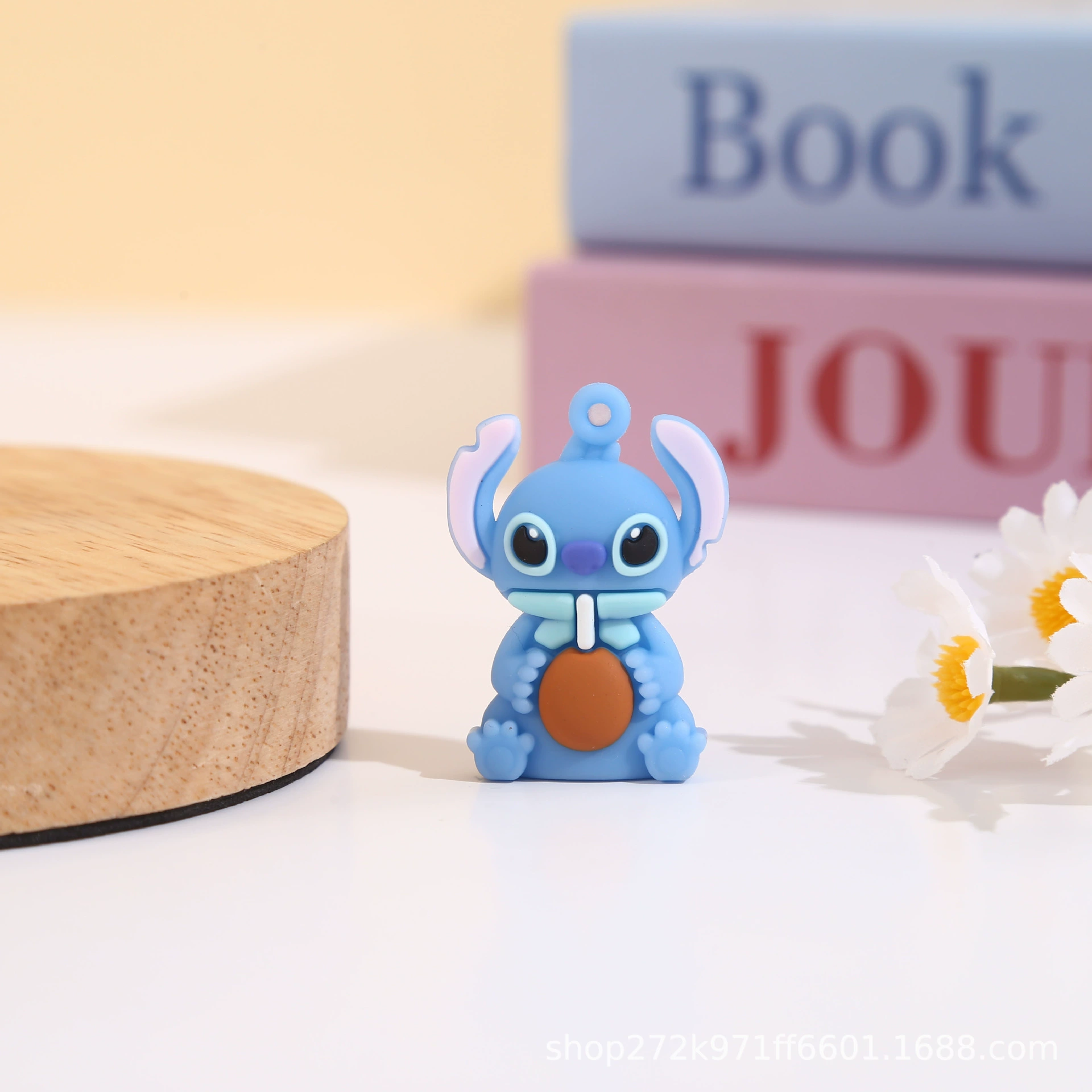 Брелок-подвеска Stitch, мягкий PVC, слепой бокс, отверстие для кольца