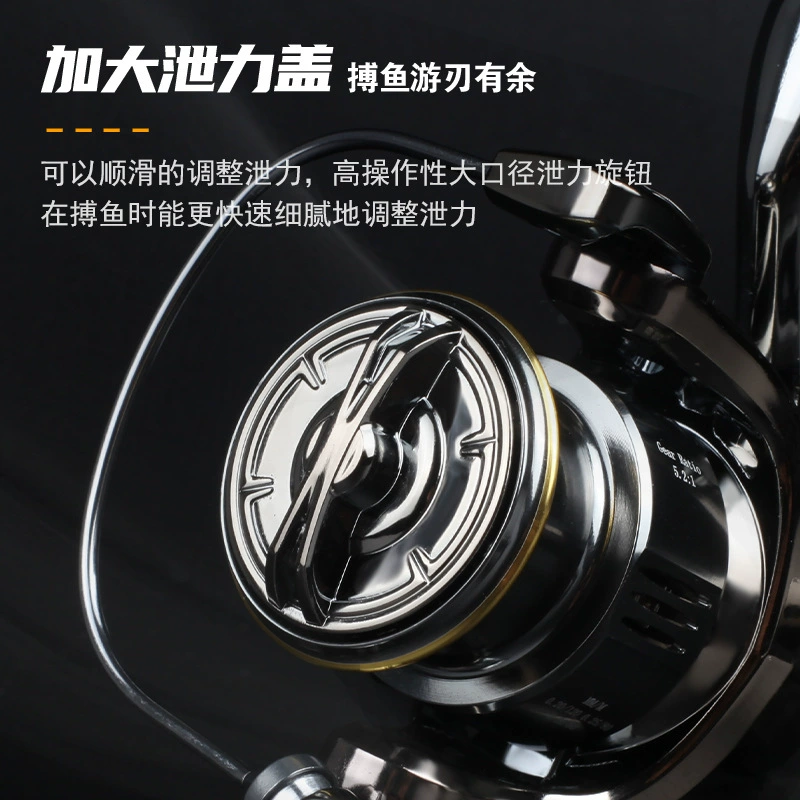 Маленький Гольф Луya Текстильный автомобильный ротор вращение Fishing Wheel Freshwater Far Drumpy Light Light Cup Micro Wheel Fishing Site Wholesale