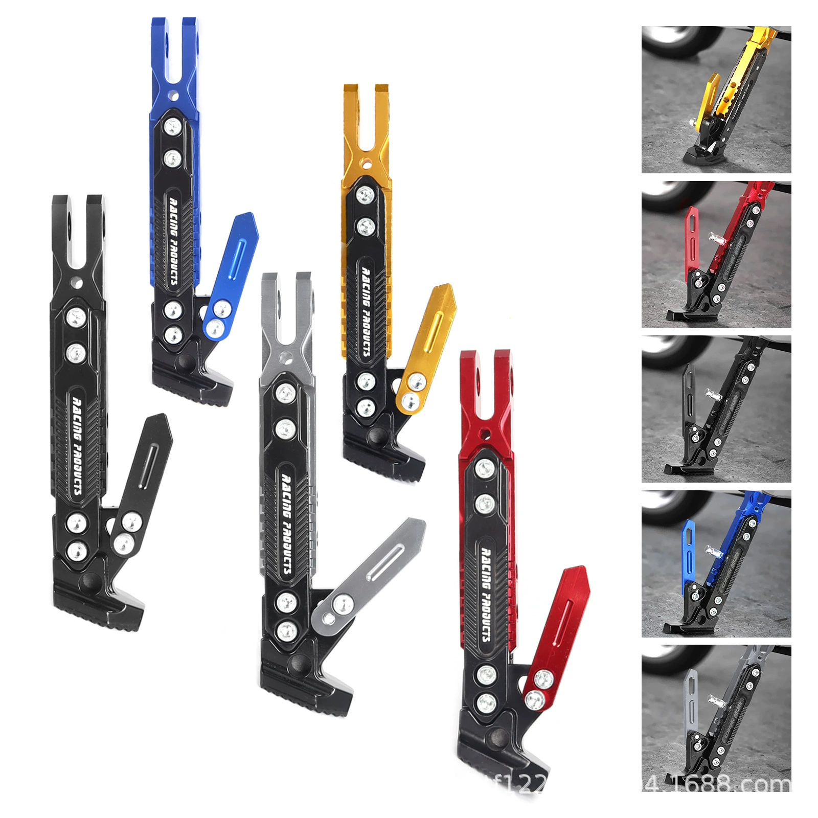 Оптовая продажа регулируемой боковой подножки CNC для мотоцикла, регулируемая боковая подножка для парковки, электрический мотоцикл M3 Monkey War Speed.