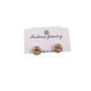 Live streaming basic jewelry doudou earrings women's light beads small earrings zircon drop oil alloy earrings