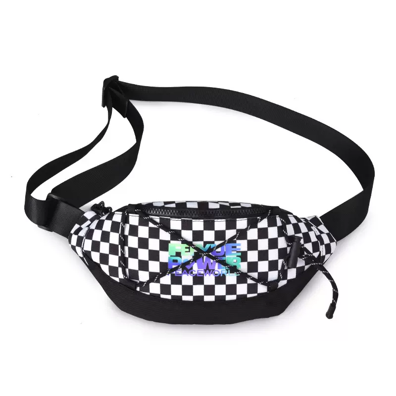 ins嘻哈休闲女生潮牌腰包街头斜挎潮流户外胸前斜背男生胸包