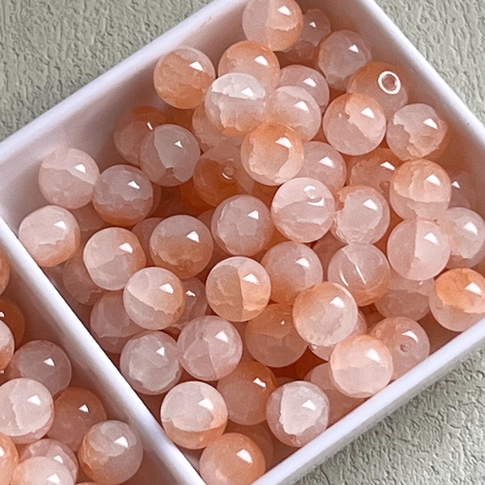 15g Weight Beads Jewelry Making Type DIY Jewelry Accessories Classification 50 PCS/Package Quantity Glass Material Round Pattern Stoving Varnish Design Simple Style, Classic Style Style 50 PCS/Package Glass Round DIY Jewelry Accessories Beads 6