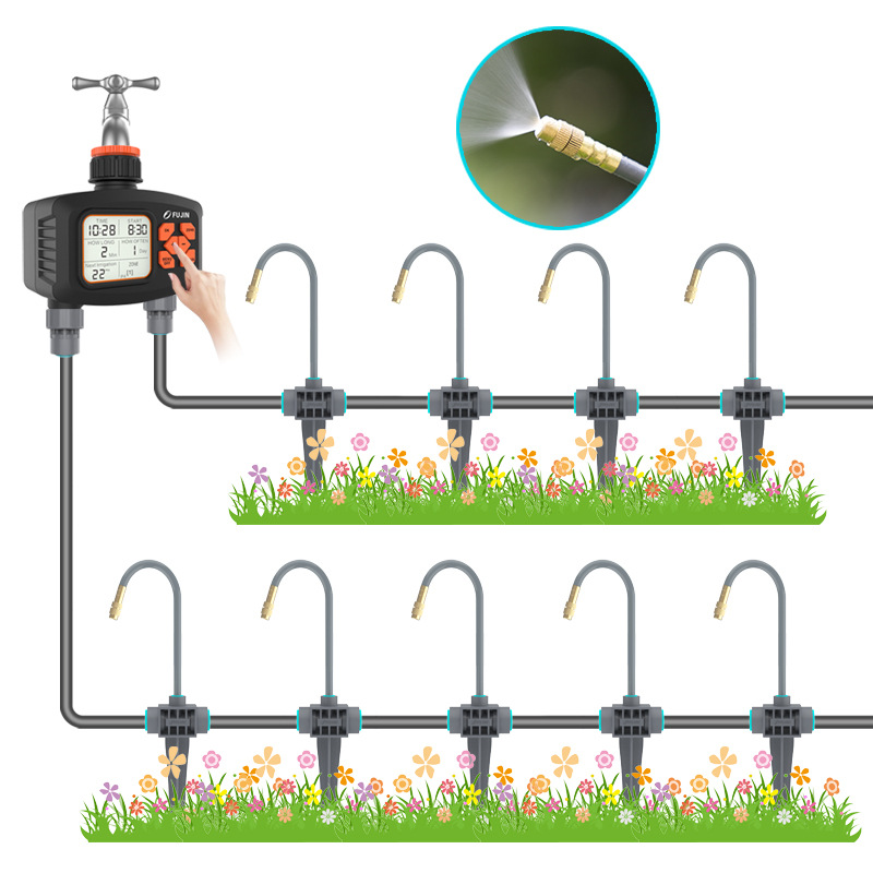 Universal Sprinkler Automatic Flower Watering Device Adjustable Micro-Irrigation Cooling Humidification Fast_voghion.com