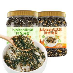 Bibizan кунжутный бибимбап, морские водоросли, рисовые шарики, ингредиенты, оригинальные консервированные закуски для мясной нити, готовые к употреблению закуски, чтобы удовлетворить вашу тягу