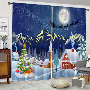 2pcs��ɫϲ�c�}�Qѩ���ɘ䴰�� ���ҕ����͏d�����b�