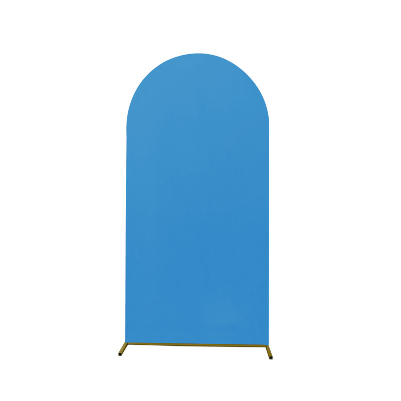 Tela de fondo de boda de arco grande Tela de fondo de fiesta de cumpleaños de alta elasticidad Tela de fotografía Tela de fondo semicircular Tela Puerta de arte