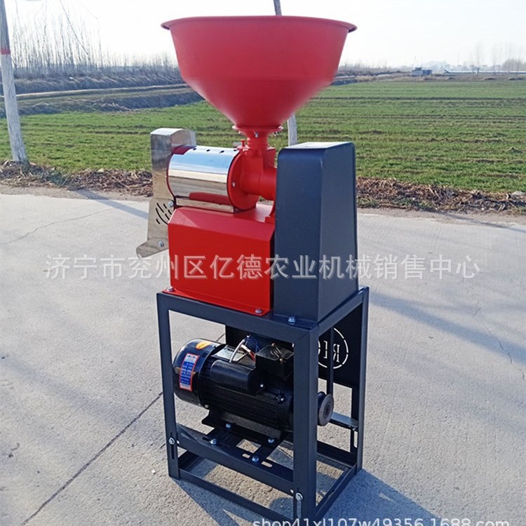 商用全自动脱壳脱皮智能组合机谷子玉米大豆多功能粉碎碾米机