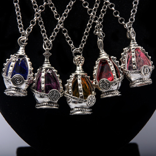 Animation Peripheral Magical Girl Madoka Magica Necklace Soul Core Ring Soul Gem Set Witch Night's Return