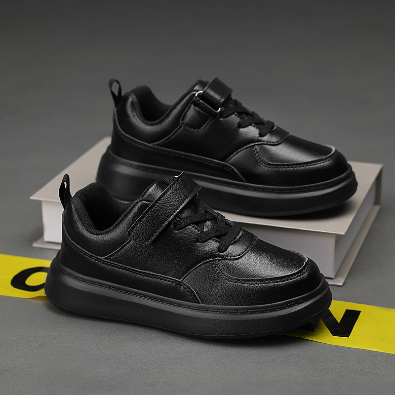 Zapatos infantiles transfronterizos zapatos blancos para niños zapatos para niños 2024 primavera y otoño nuevos estudiantes zapatos de skate blanco para niñas