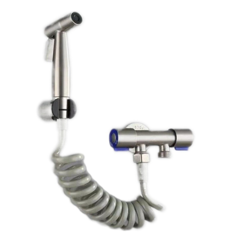 WC con pistola de descarga de aluminio 304 grifo pistola traje inodoro enjuague boquilla de alta presión pistola de lavado de las mujeres