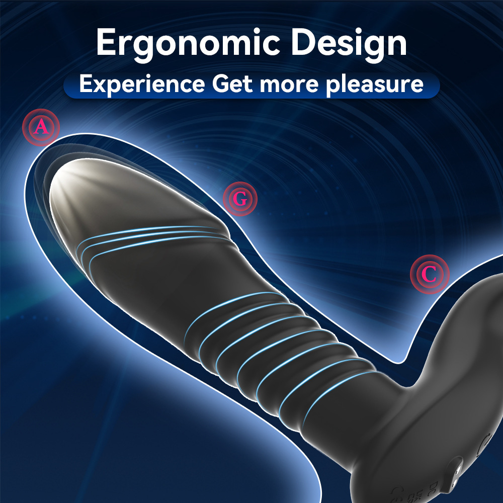 Prostate Massager Remote Control Vibrating Toy For Men And Women_voghion.com