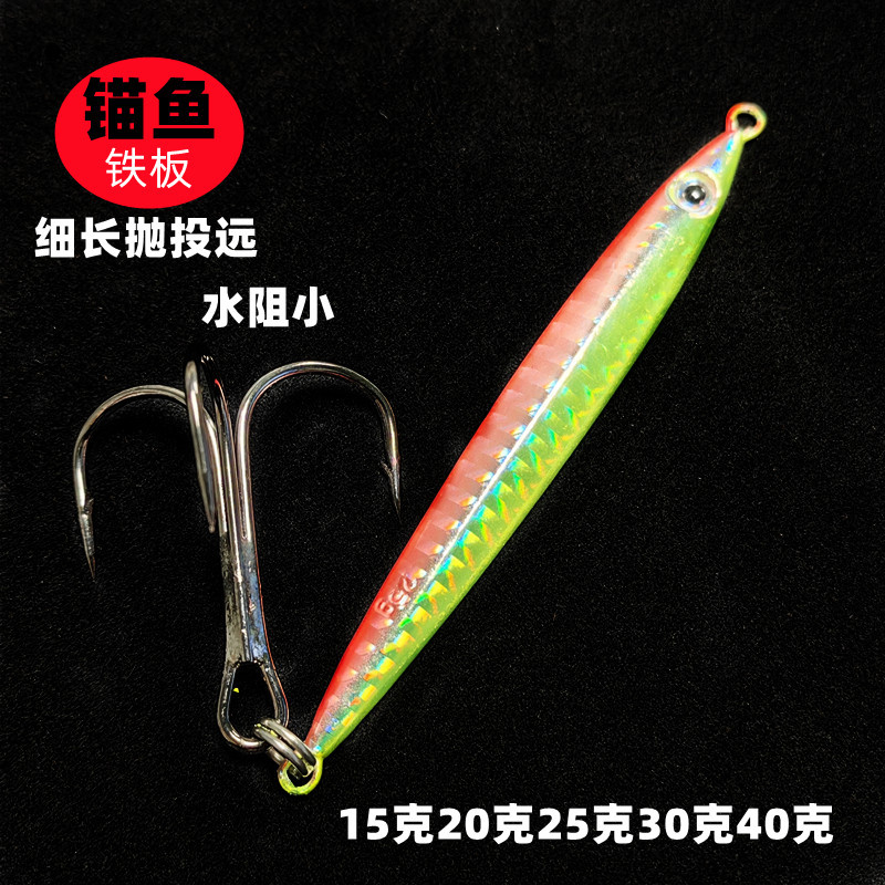 混色錨魚餌路亞餌假餌漁具大鈎鐵板鰱鱅鯉魚餌探釣餌垂釣用品池塘