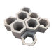 Factory direct supply hexagonal slope protection brick rural river rectification high-speed slope protection brick precast hexagonal block ecological lawn brick