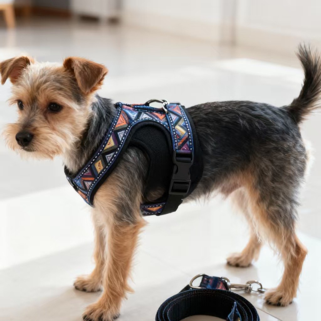 New Dog Vest-Style Harness Leash Trendy Item Explosion-Proof Adjustable Safe Sturdy Harness
