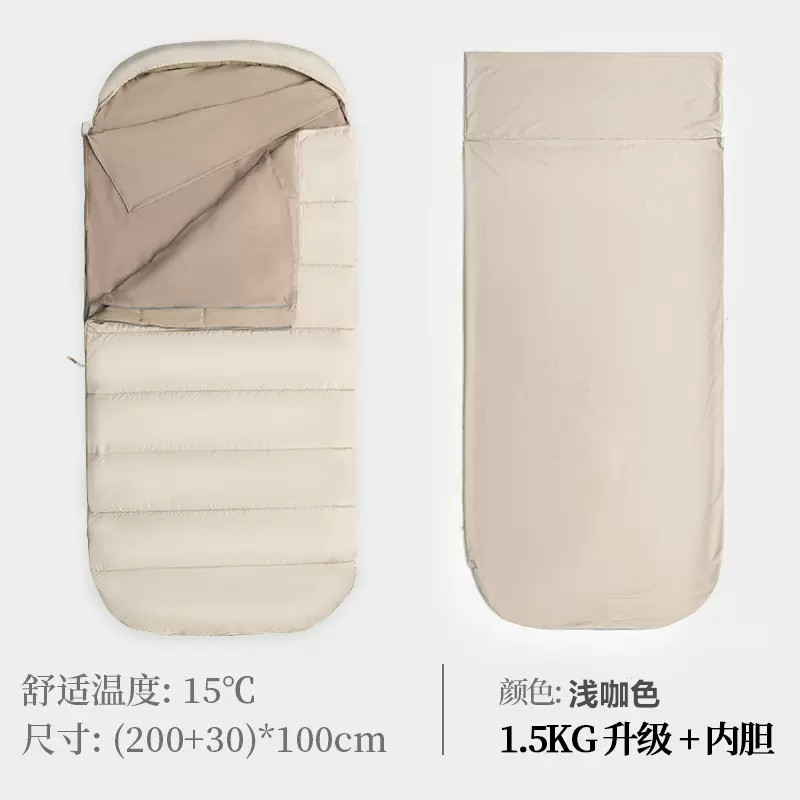 1.5kg 라이트 브라운 + 천 라이너 15에 적합℃ 베개 보내기