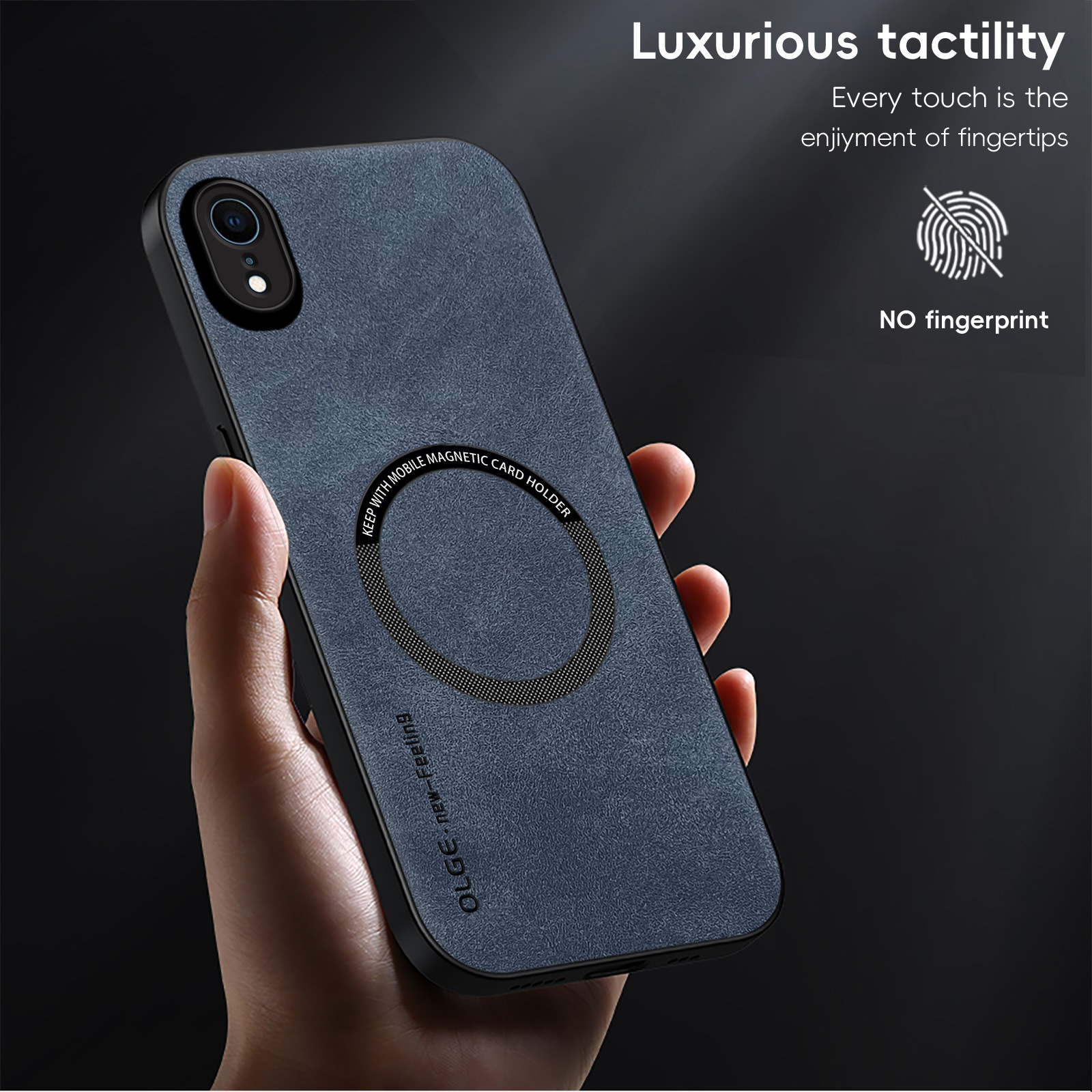 IphoneXR için uygun cep telefonu kılıfı iphoneXS koyun derisi deri XsMax araba kablosuz şarj manyetik cep telefonu kılıfı