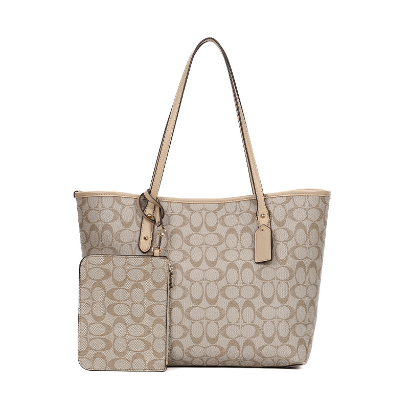 Cross-Border Foreign Trade Presbyopic Portable Shoulder Tote Bag High Quality Women's Bag Shopping Bag Large Capacity Mother-In-Law Tote Bag for Women