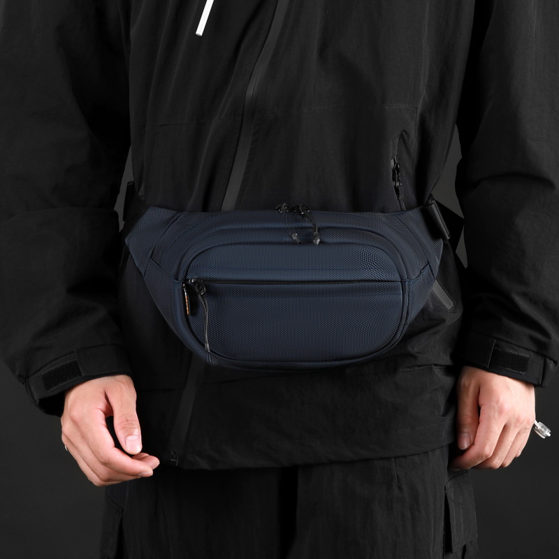 WEPOWER nuevo estilo de hombre moda casual bolso de pecho deportivo al aire libre viaje viaje viaje de bicicleta cinturón