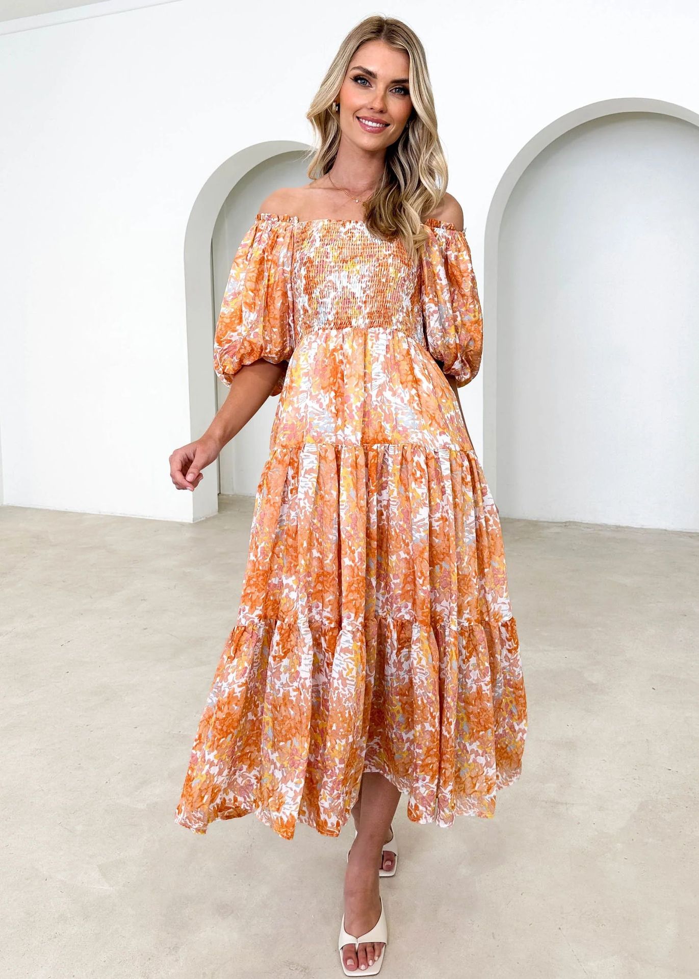 238g Weight Midi Dress Dress Length Type Sleeveless Sleeve Length Regular Dress Dresses Type Spandex, Polyester Fabric Type Mid Waist Waist Line Daily, Street Occasion Boat Neck Neckline Regular Fit Fit Type Flower Pattern Spring, Autumn Season Women's Gender Elegant, Vacation Style Wholesale Women's Elegant Vacation Flower Daily Street Boat Neck Sleeveless Regular Dress 27