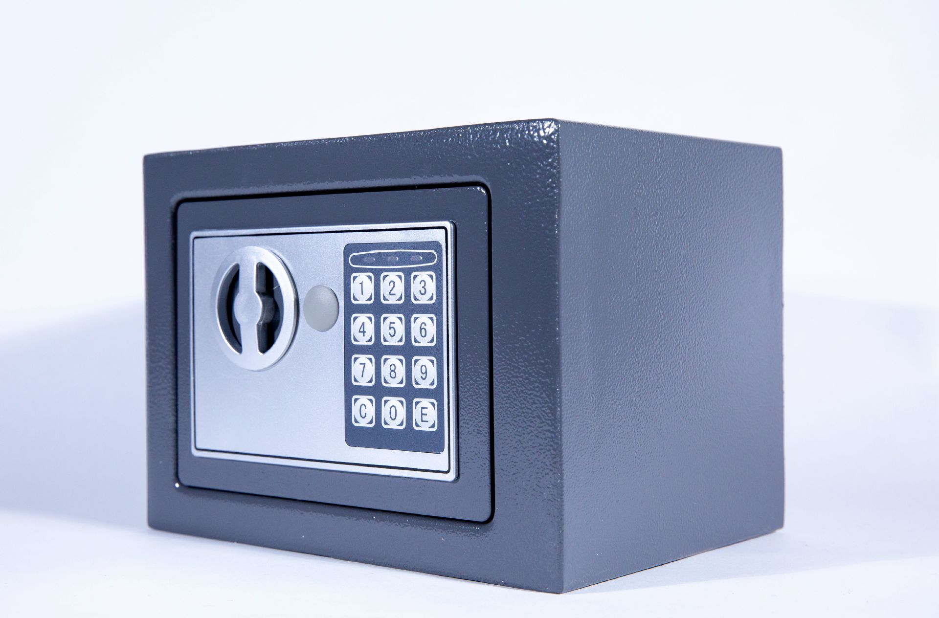 17E小保险箱迷你办公保险柜 全钢电子酒店保险柜入墙保险箱