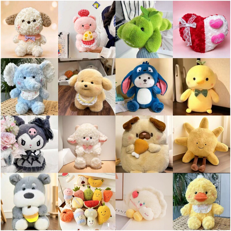 Wedding Gift Bags with Stuffed Toys, Wedding Dolls, Plush Toys Wholesale, New Eight-Inch Doll Machine Dolls