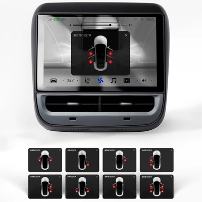 Car display armrest box rear multimedia