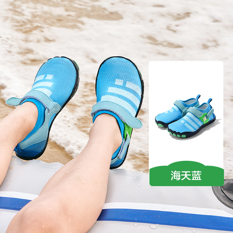 KK Tree Zapatos de playa para niños, niños y niñas junto al mar, zapatos río arriba, antideslizantes y anticortes, natación de verano para bebés, transpirable y de secado rápido