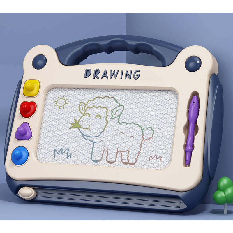 Cross-Border Children's Magnetic Drawing Board Painting Table Graffiti Erasable Writing Board Colorful Early Education Toys Baby Repeated Graffiti