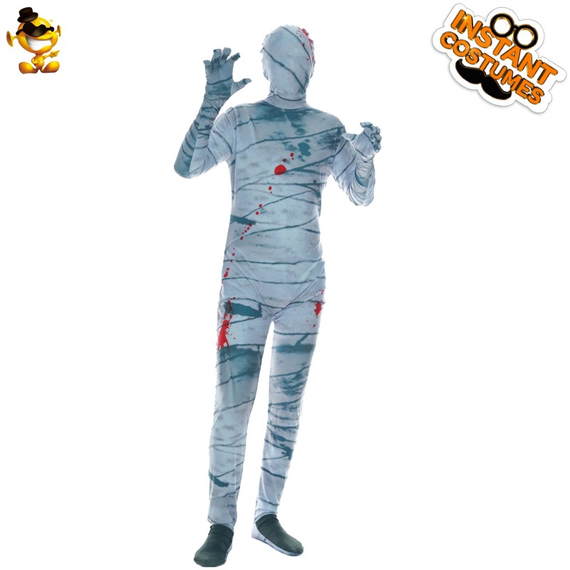 Hombres adultos de Halloween momia Cosplay traje Zombie etapa juego rol ropa fiesta
