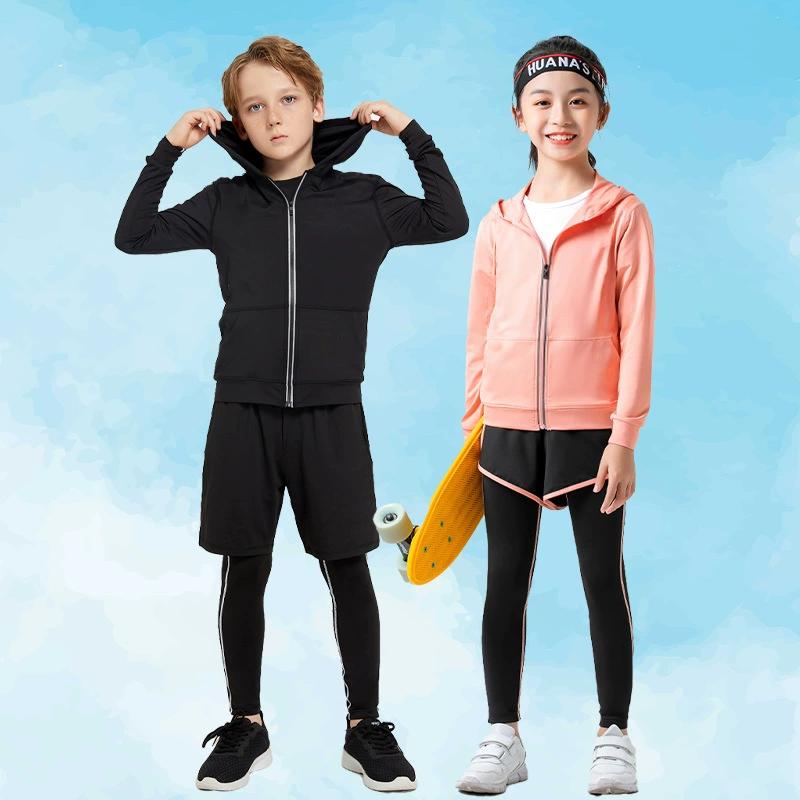 Баскетбол, футбол, фитнес, быстросохнущая одежда для бега, Женская тренировочная одежда, детская одежда для йоги, спортивные колготки, костюм для мужчин, осень и зима