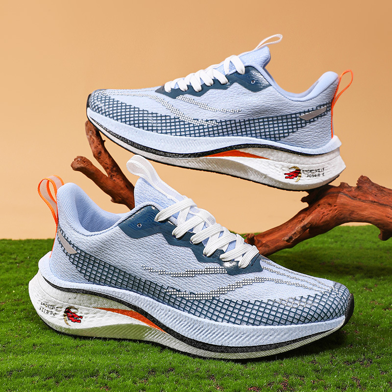 2024 verano nuevas zapatillas respirables antideslizantes de malla ligera para correr zapatos de entrenamiento de maratón profesional