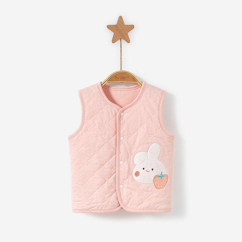Chaleco de bebé otoño e invierno Bebé engrosado cálido cardigan chaleco niños y niñas chaleco Delgado acolchado abrigo ropa de invierno para niños image 10