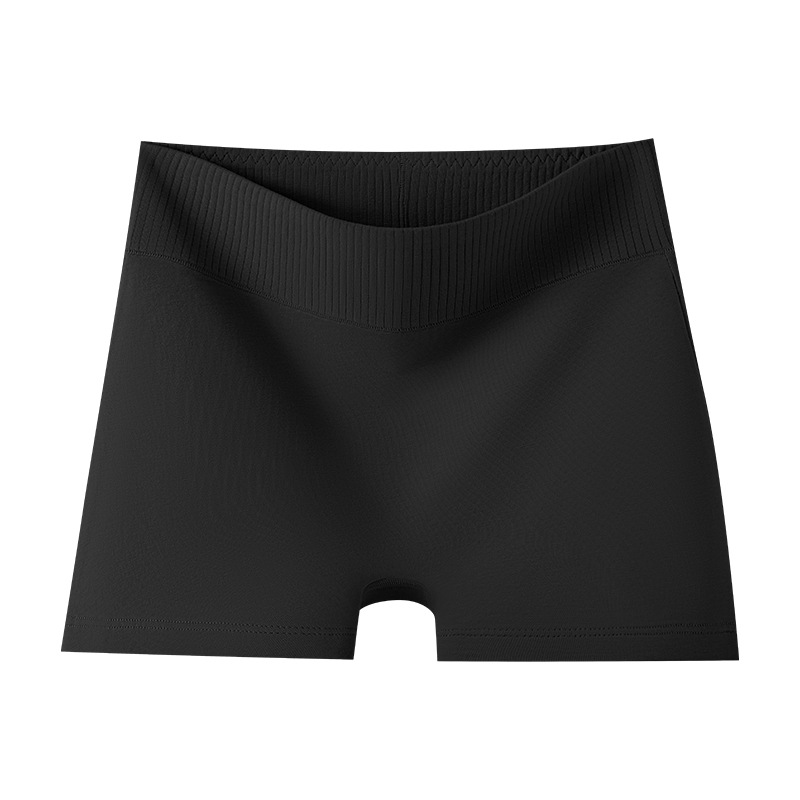Pantalones bóxer de seguridad anti-brillo algodón puro antibacteriano entrepierna cintura alta abdomen elevador de cadera sin costuras pantalones bóxer para mujer