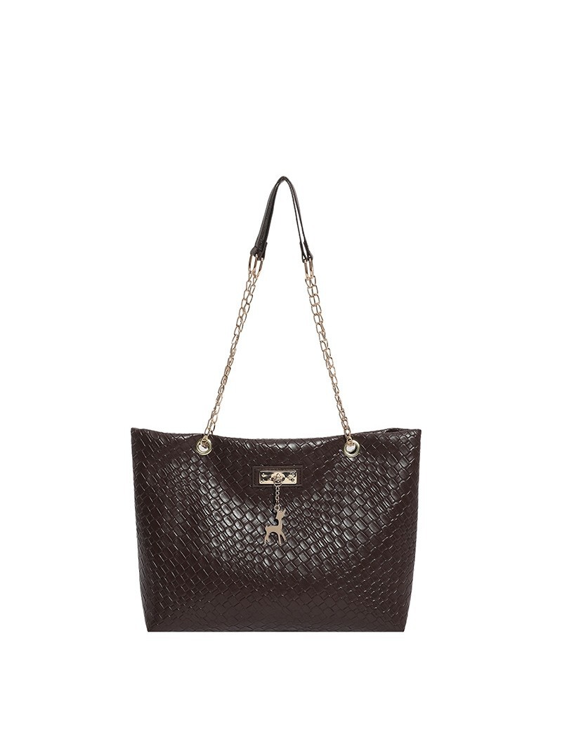 Bolsa de tejido para mujeres 2026 nueva bolsa de hombro de gran capacidad, bolso de cadena de alta calidad, bolso de mano de viaje universal
