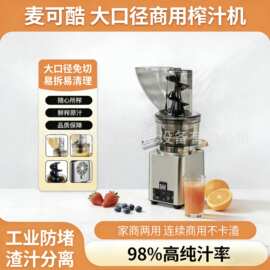 工业螺旋压榨机水果榨汁机不锈钢榨汁机大口径螺旋生姜榨汁机商用