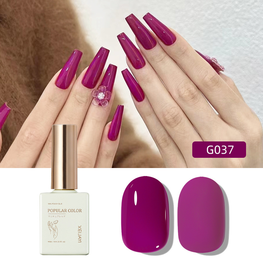 Pure Color new white nail polish glue nude transparent high-grade Nail Polish Nail Polish shop dedicated durable firm Factory wholesale