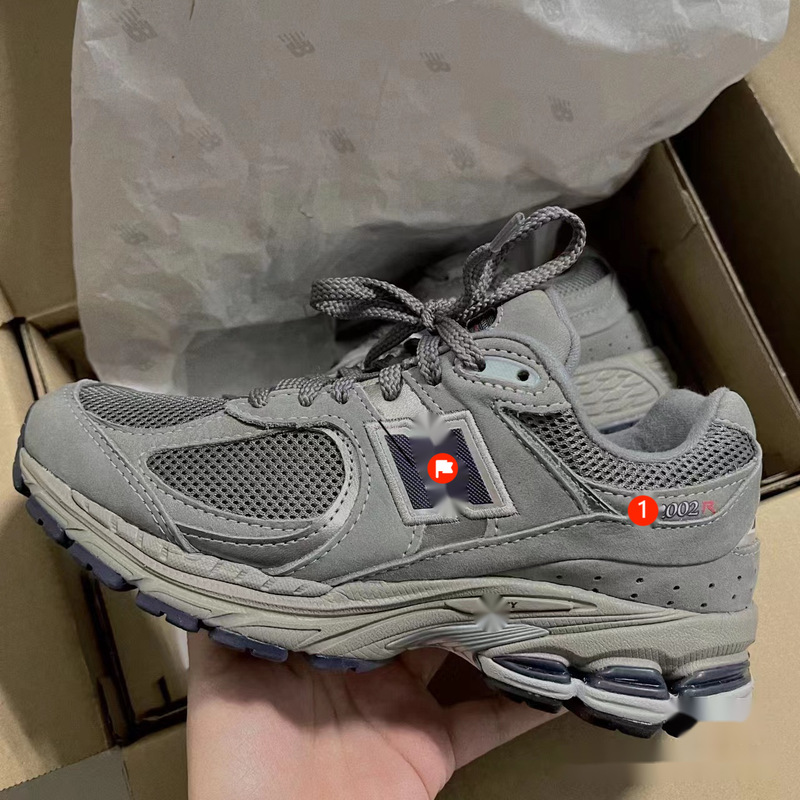 Haowangjiao Clothing nb2002r Classic Gray Yuanzu Gray Dad Shoes Retro Men's and Women's Shoes Versatile Sports Shoes