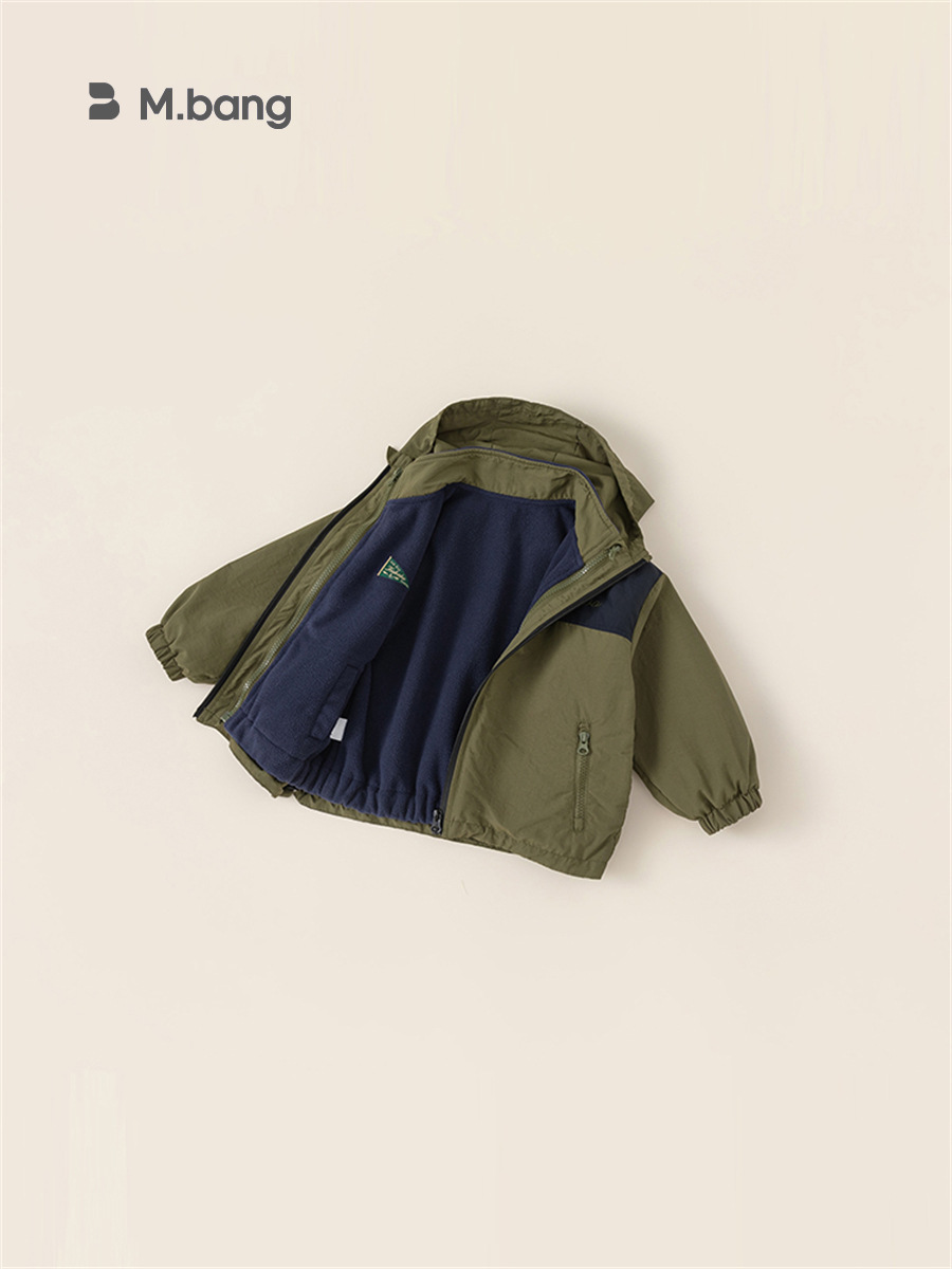 [Envío gratis] 2025 otoño nueva chaqueta de herramientas para niños a juego