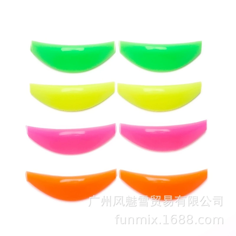 Funmix Новые 4 пары силиконовых прокладок для ресниц Радуги Набор для ресниц Инструменты прокладка для ресниц подсолнечника